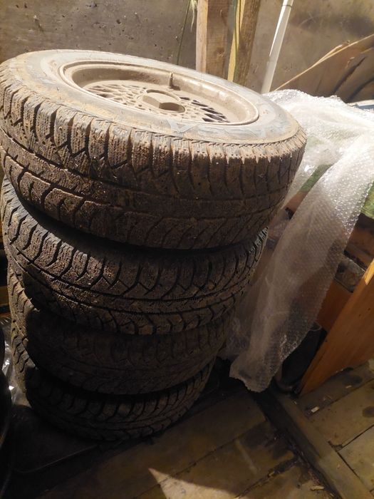 Титановый диски с резиной