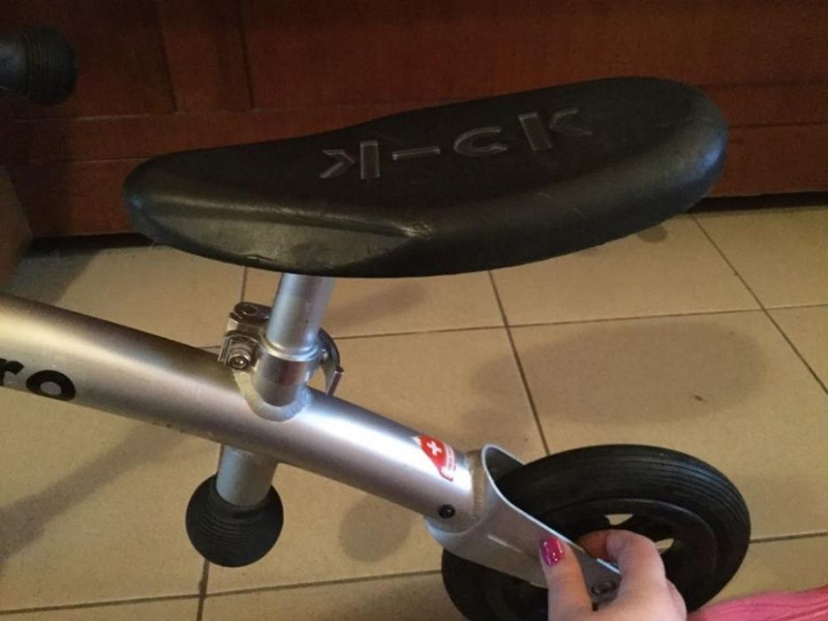 Детско колело, Micro G+Bike+ Light+Silver