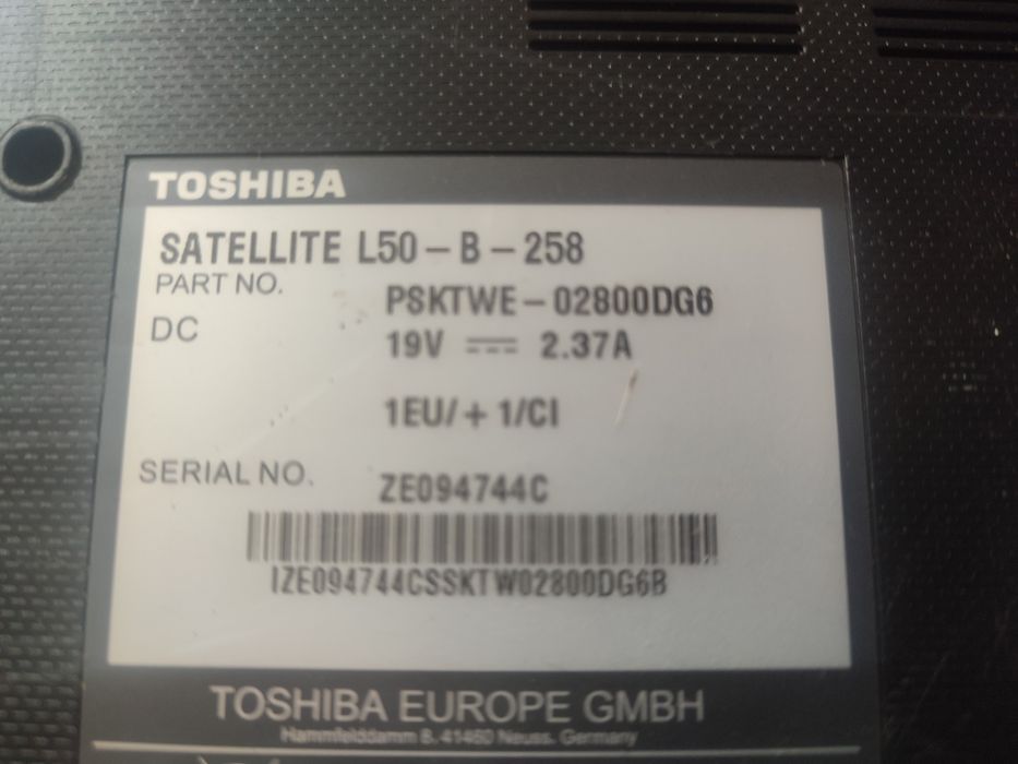 Placă de bază laptop Toshiba Satellite L50-B  - Intel Inside
