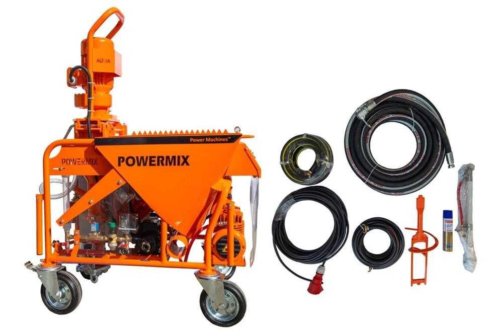 Masina , pompa de tencuit powermix alpha 380v, Vindem în RATE !