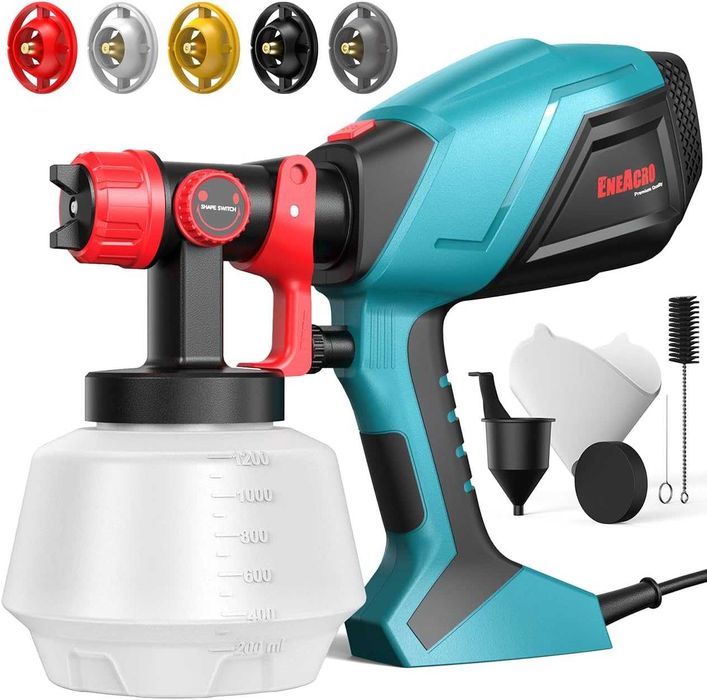 НОВ! HVLP пистолет за боядисване 700W с контейнер 1200 мл