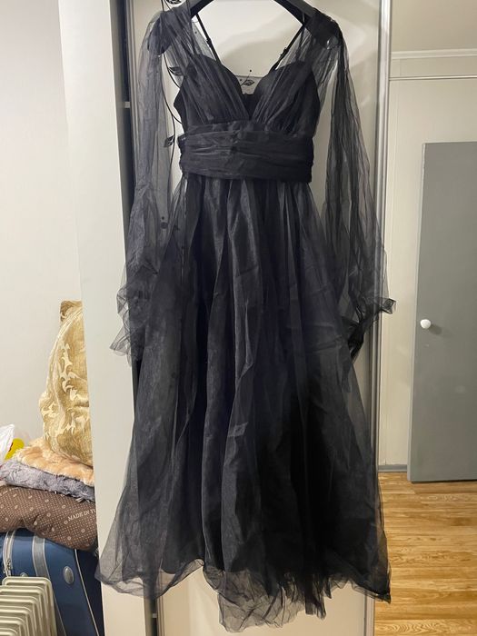 Платье на выпускной черное