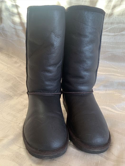 Угги женские кожанные