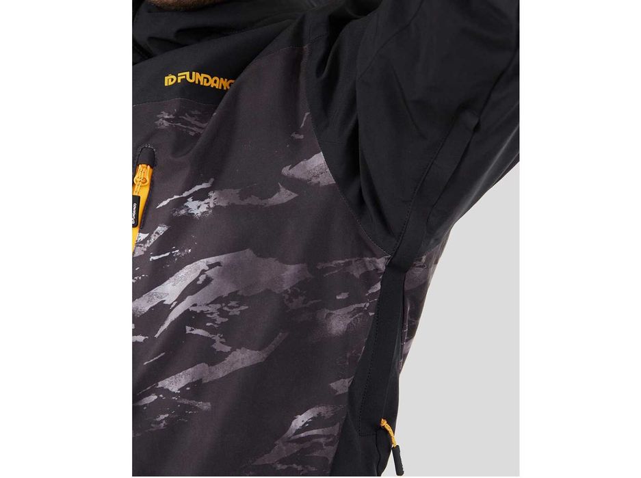 Geaca impermeabila ski Fundango Privet Allmountain, Negru/Alb, S