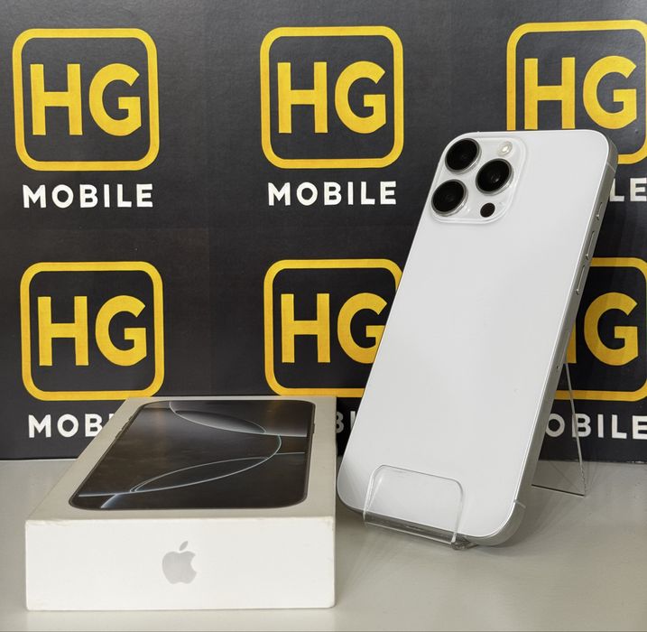 iPhone 16 Pro Max(White)-256GB, Impecabil, Garantie 1 An