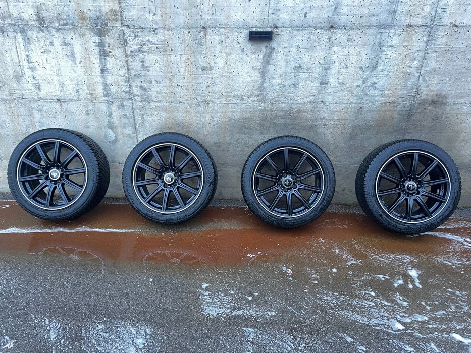 18” Джанти KESKIN KT16 Matt Black + Зимни гуми Bridgestone Blizzak