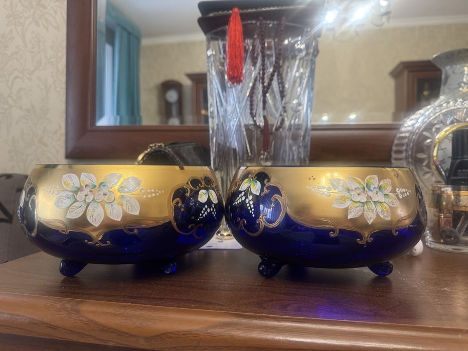 Минажницы новая Германия вазы  богемия