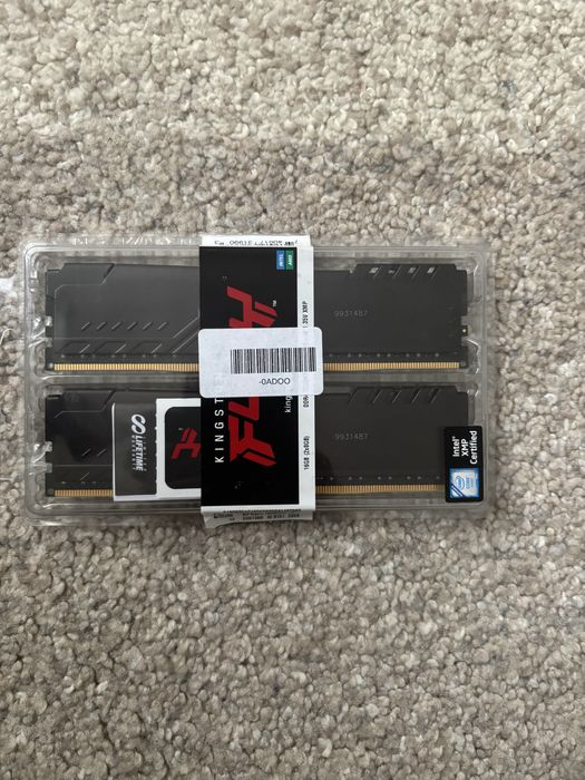 Memorie Kingston FURY Beast, 16GB DDR4, 3200MHz CL16, Dual Channel Kit