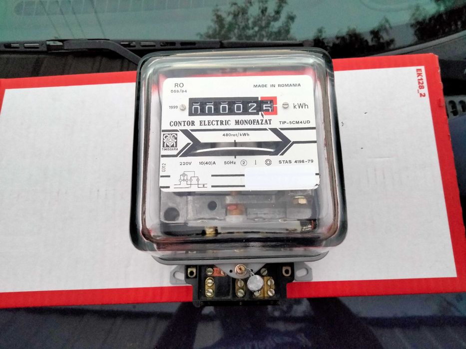 Contor electric monofazat