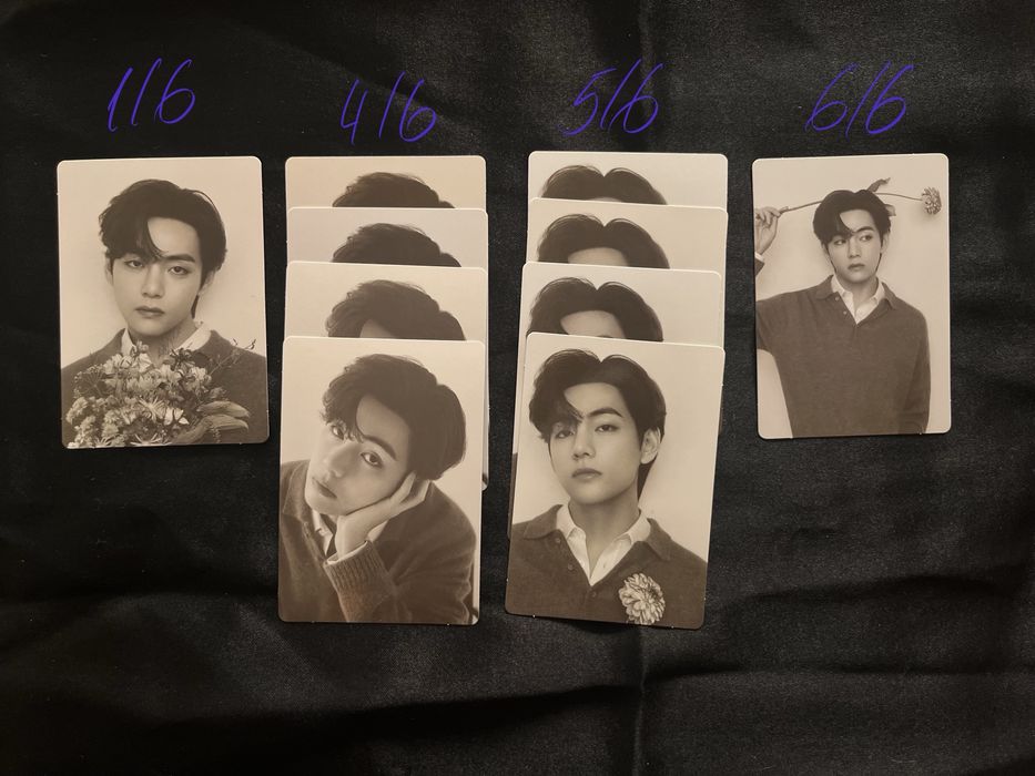 BTS Monochrome Pop-Up Mini PCs | БТС Монохром Поп-Ъп Мини фотокартички