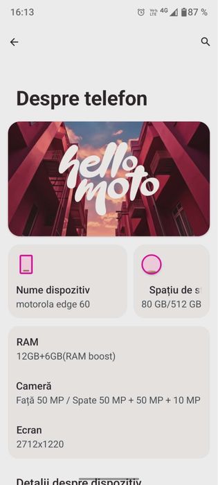 Vand Motorola edge 60