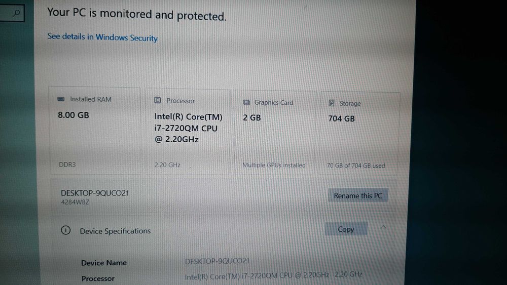 Laptop Lenovo ThinkPad