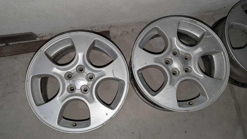 16" 5x100 Оригинални джанти от Субару Форестър