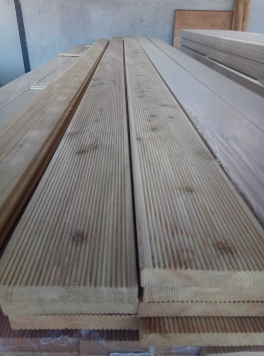 Декинг от сибирска лиственица