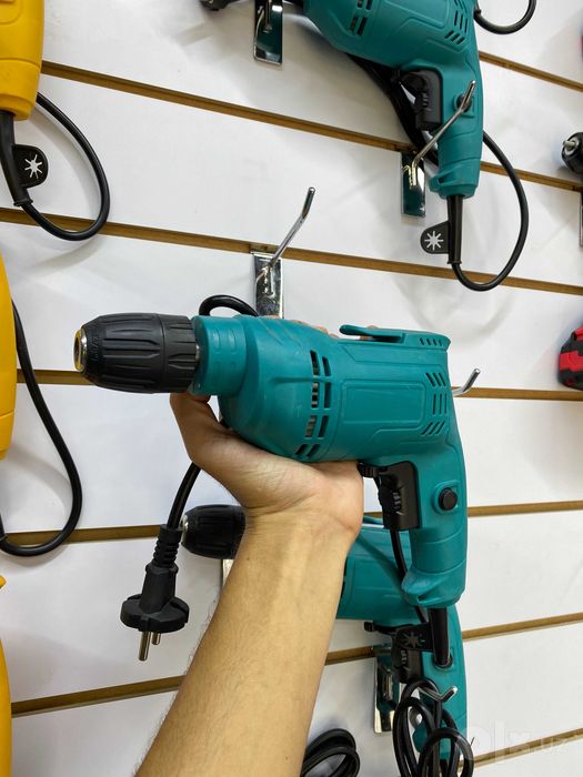 Дрель электрическая 400W Drel elektr drel 10 mm, firuza rang