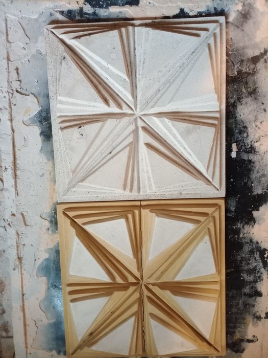 3D панели от гипс тип звезда