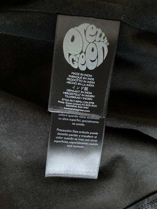 Geaca din piele naturala Pretty Green, barbati, NOUA