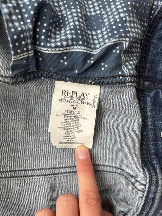 Geaca de blugi replay