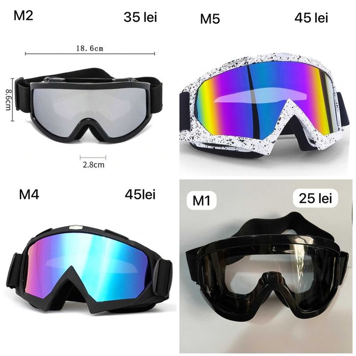 Casca Moto Enduro Cross ATV S M L XL Model 4 Cagula Cadou