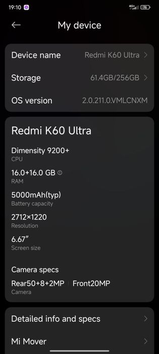 Redmi Ka 60 ultra