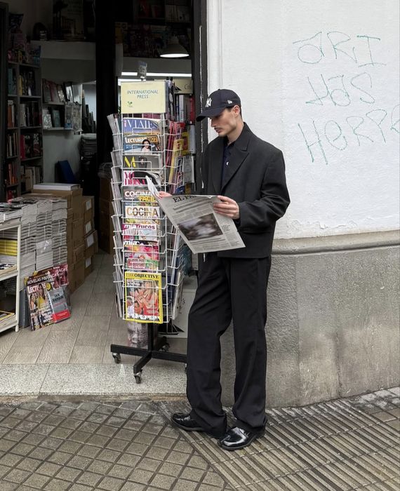 Оверсайз кроп блейзер/пиджак