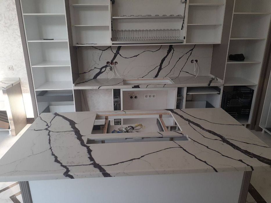 Изготовление изделий на заказ из мрамора, кварца, акрила, гранита и тп