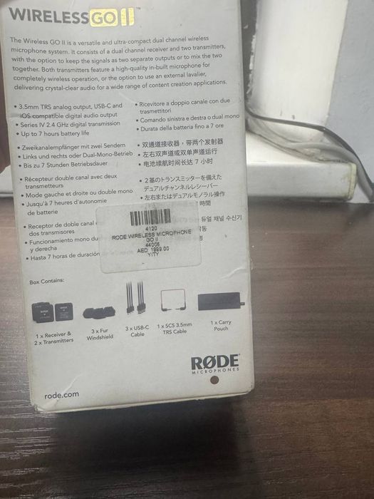 Rode microphone 2.4 ghz