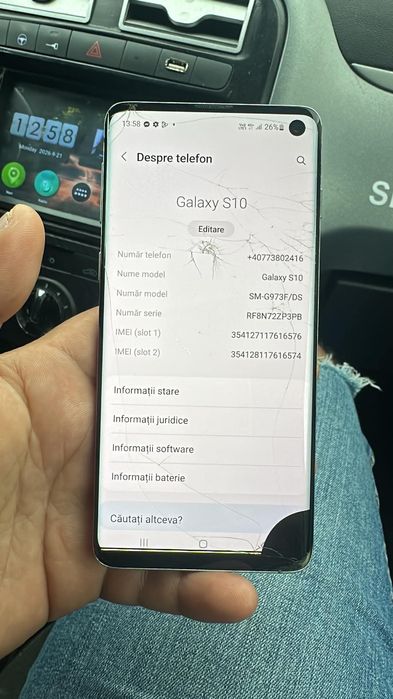 Vând sau schimb Samsung s 10 cu 8 ram