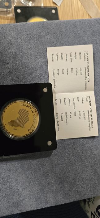 African Springbok – Flucht (Бягство) | Златна монета 999 (1/200 oz)