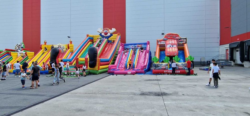 Închiriez tobogane gonflabile, tobogan gonflabil, inchirieri jocuri