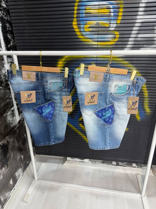 Bermude de blugi Louis Vuitton calitate TOP