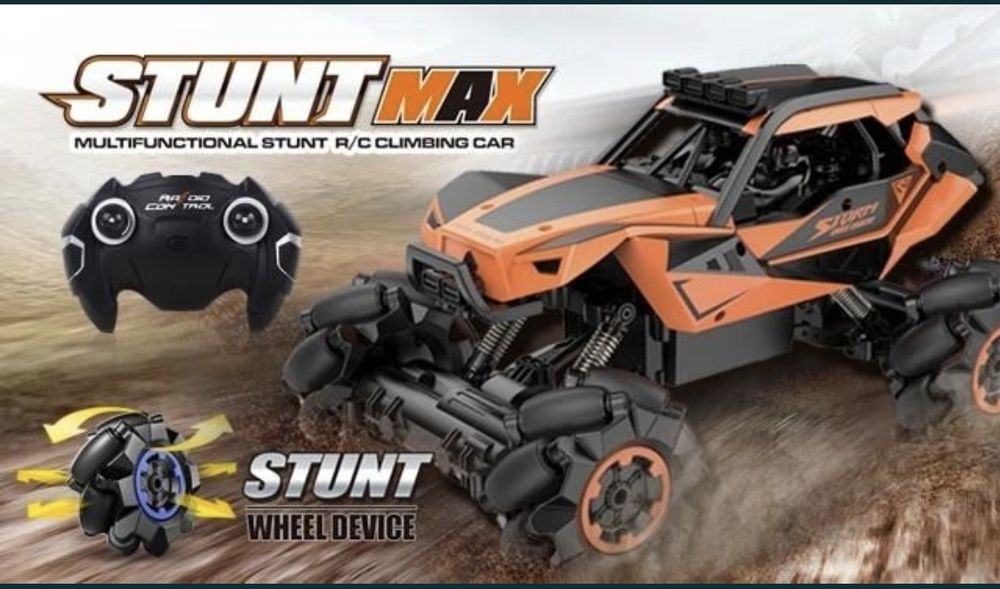 Машинка, джип на пульте управления  STUNT MAX.
