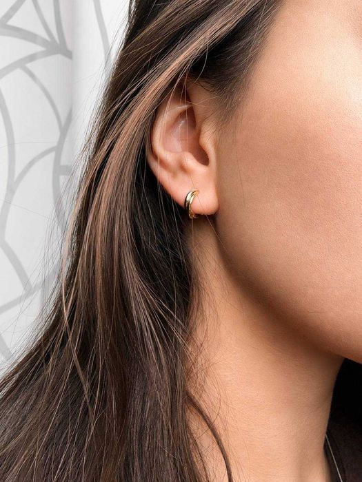 NEW Серьги Cartier Trinity mini model