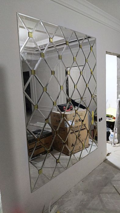 Резка и установка зеркал