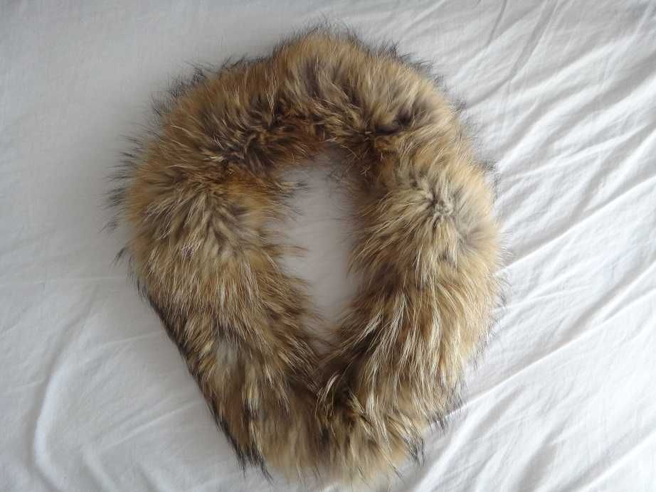 Яка от естествен косъм лисица