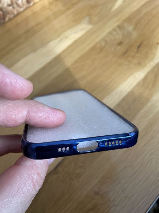 Кейс за iPhone 12 син металик