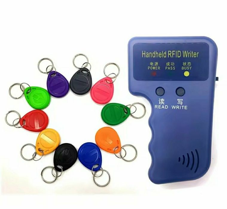 Aparat Scriere RFID Tag Interfon Acces Citire Scriere Clonare Taguri 10buc incluse