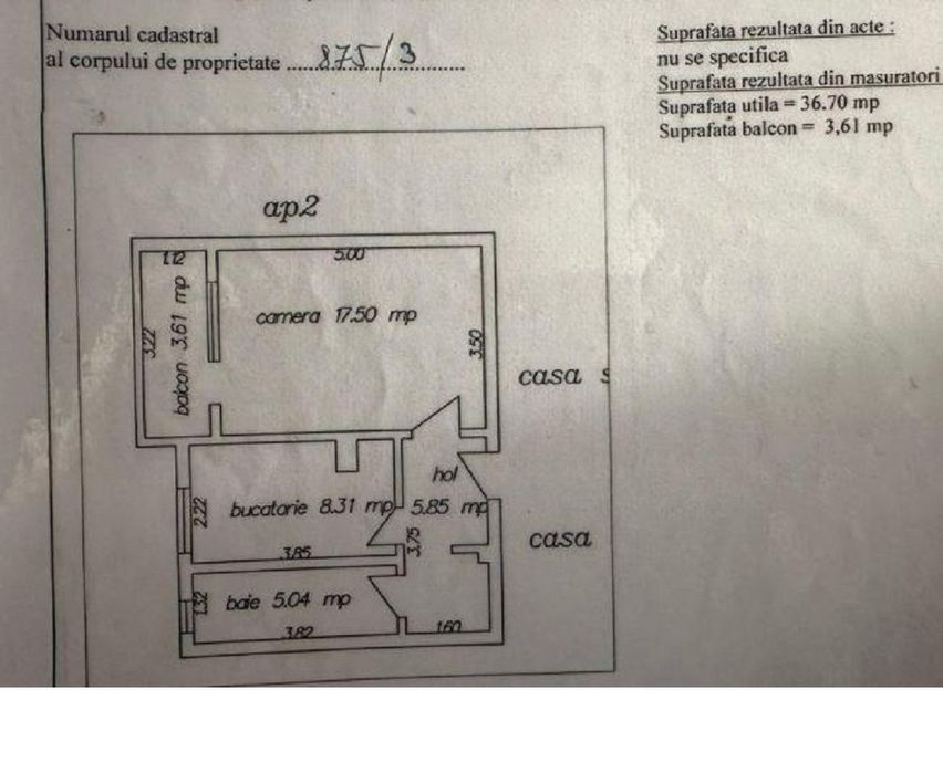 Garsoniera 41mp,decomandata, Km. 4-5- Doraly bloc apartamente