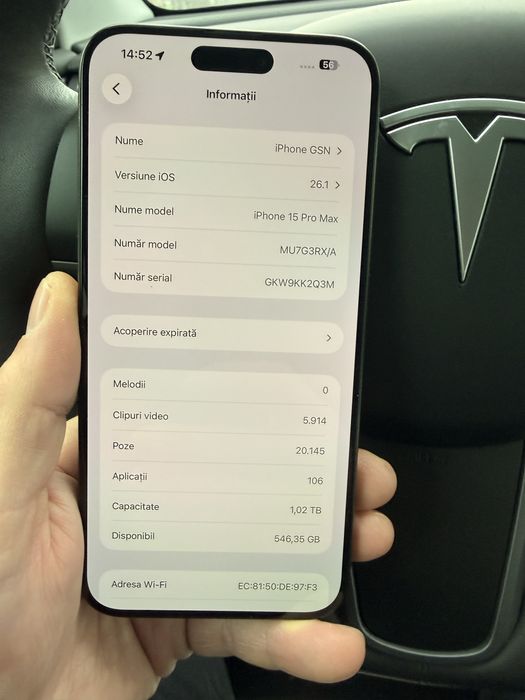 Iphone 15 PRO MAX 1TB Black