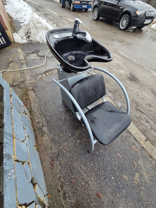Scafa de spalat parul pentru frizerie.