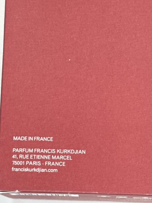 Парфюм Maison Baccarat Rouge 540