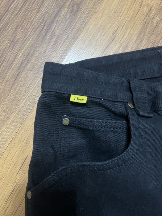 black dime jeans