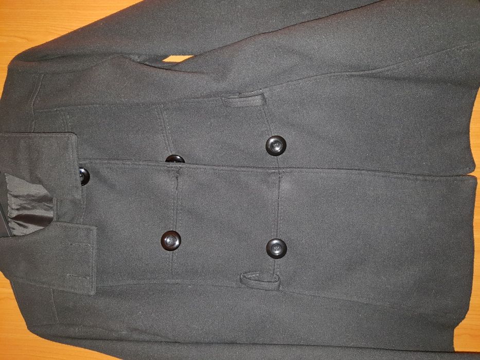 Palton negru marime S