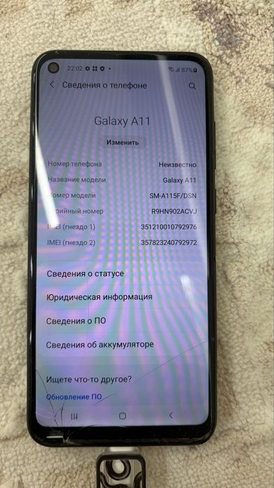 Самсунг А11 32гб б/у нормально качества
