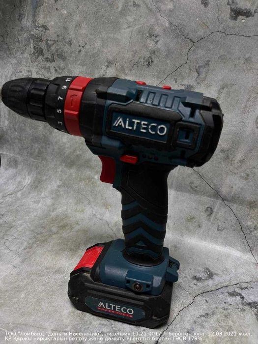 Шуруповерт Alteco Петропавловск Назарбаева 134 лот851331