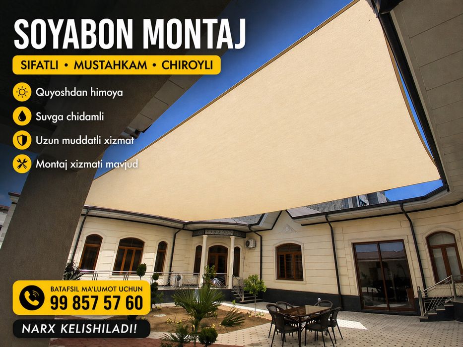 Mikroklimat soya setka o‘rnatish
