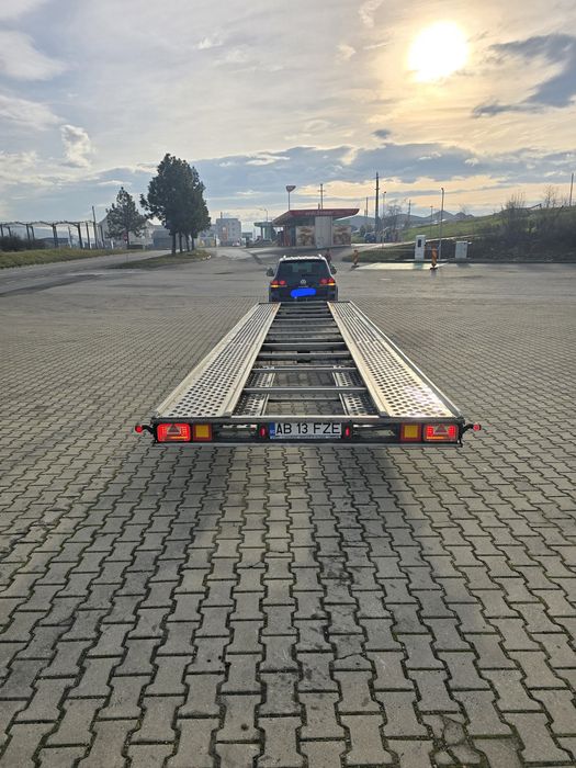 Trailer /platforma  8.5 m drept roti 13
