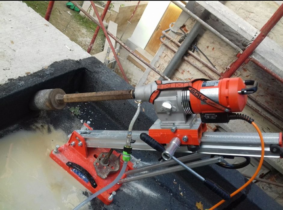 150 RON găuri hotă cu carota centrală aer condiționat instalații sanit