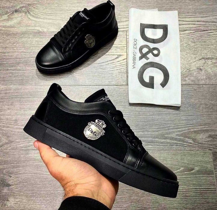 *Calitate Premium* Adidasi~sneakers low-top~pantofi casual-elegant Dolce Gabbana D&G (Livrare cu verificare)
