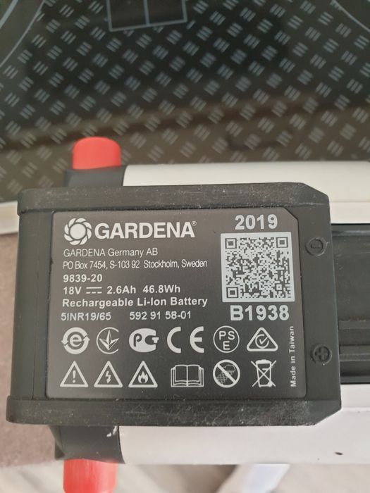 Baterie Gardena 18v li -ion